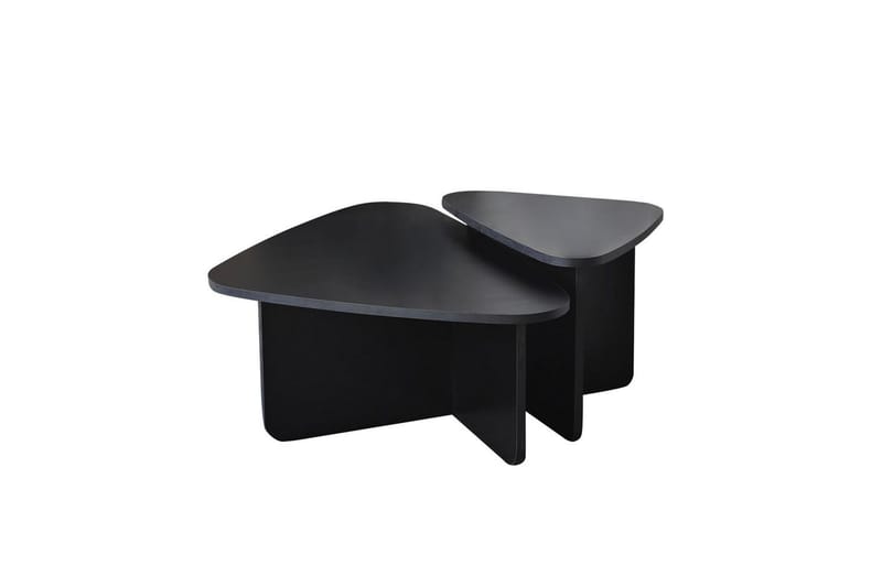 Soffbordssats Jewa Set Svart - Svart - Möbler - Vardagsrum - Soffbord & vardagsrumsbord - Soffbord