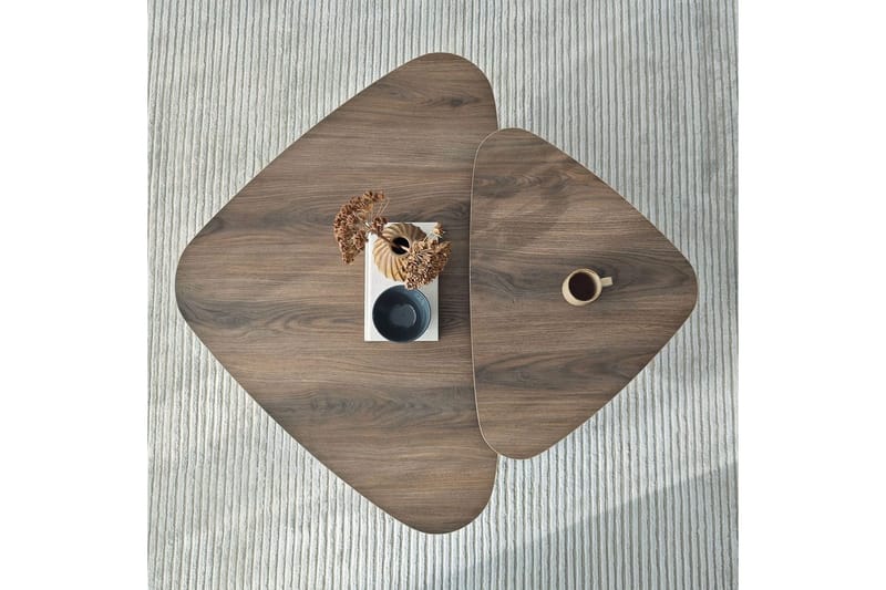 Soffbordssats Jewa Set Valnöt - Valnöt - Möbler - Vardagsrum - Soffbord & vardagsrumsbord - Satsbord