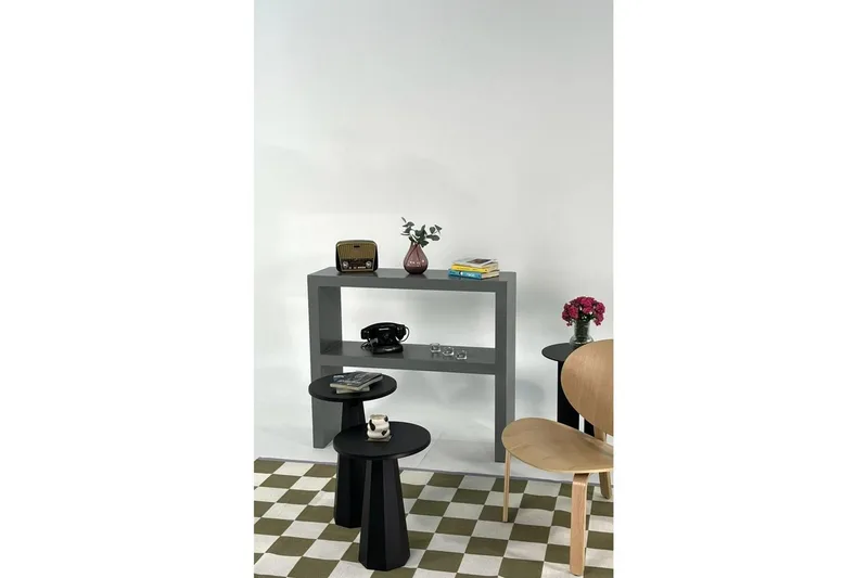 Soffbordssats Miu Dual Svart - Svart - Möbler - Vardagsrum - Soffbord & vardagsrumsbord - Satsbord