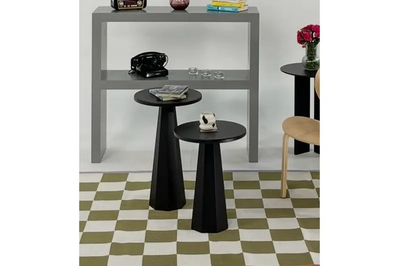 Soffbordssats Miu Dual Svart - Svart - Möbler - Vardagsrum - Soffbord & vardagsrumsbord - Satsbord