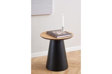 Soli Ø45 cm Runt Soffbord i Ljust Trä - Brun - Möbler - Vardagsrum - Soffbord & vardagsrumsbord - Soffbord