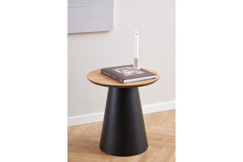 Soli Ø45 cm Runt Soffbord i Ljust Trä - Brun - Möbler - Vardagsrum - Soffbord & vardagsrumsbord - Soffbord
