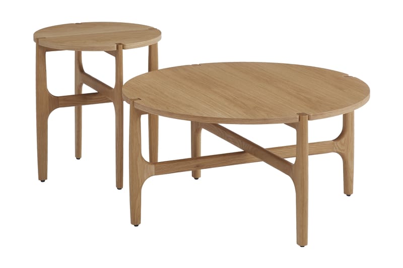 Solo Soffbord 80 cm - Ek - Möbler - Vardagsrum - Soffbord & vardagsrumsbord - Soffbord