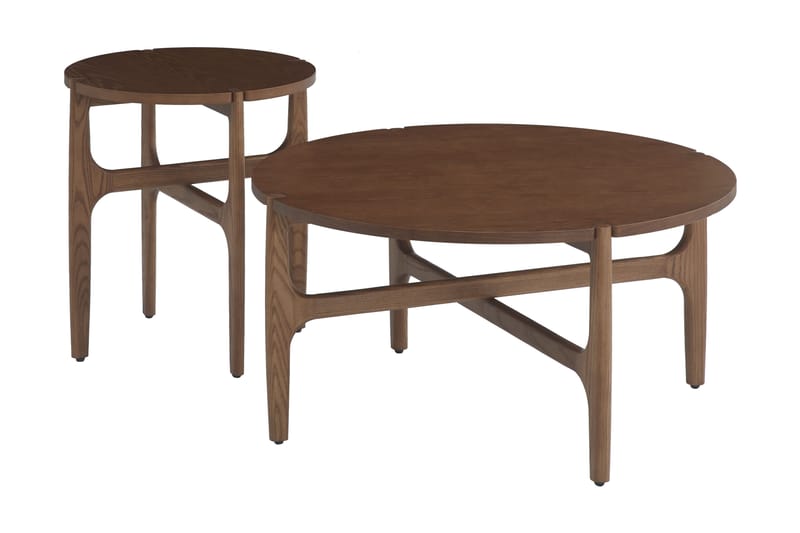 Solo Soffbord 80 cm - Valnöt - Möbler - Vardagsrum - Soffbord & vardagsrumsbord - Soffbord
