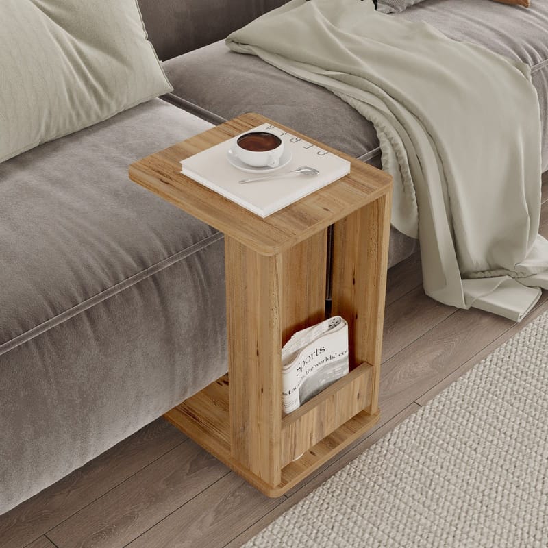 Solven Sidobord 32x42x55 cm - Atlantic Pine - Möbler - Vardagsrum - Soffbord & vardagsrumsbord - Brickbord