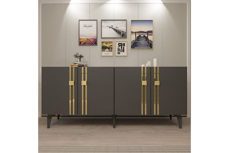 Sorab Konsollbord 150 cm - Antracit - Möbler - Vardagsrum - Soffbord & vardagsrumsbord - Avlastningsbord & konsolbord