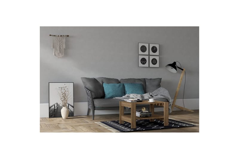 Sorin Soffbord 69,8 cm - Valnöt - Möbler - Vardagsrum - Soffbord & vardagsrumsbord - Soffbord