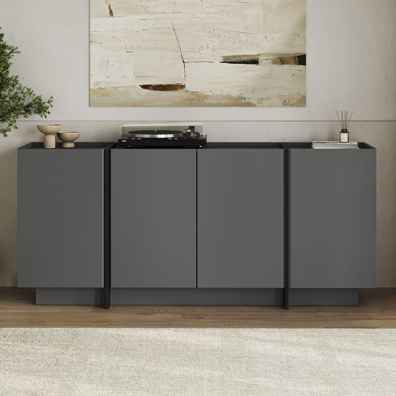 Sorlan Konsolbord 180 cm - Antracit/Svart - Möbler - Vardagsrum - Soffbord & vardagsrumsbord - Avlastningsbord & konsolbord