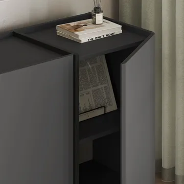 Sorlan Konsolbord 180 cm - Antracit/Svart - Möbler - Vardagsrum - Soffbord & vardagsrumsbord - Avlastningsbord & konsolbord