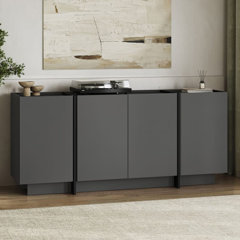 Sorlan Konsolbord 180 cm - Antracit/Svart - Möbler - Vardagsrum - Soffbord & vardagsrumsbord - Avlastningsbord & konsolbord