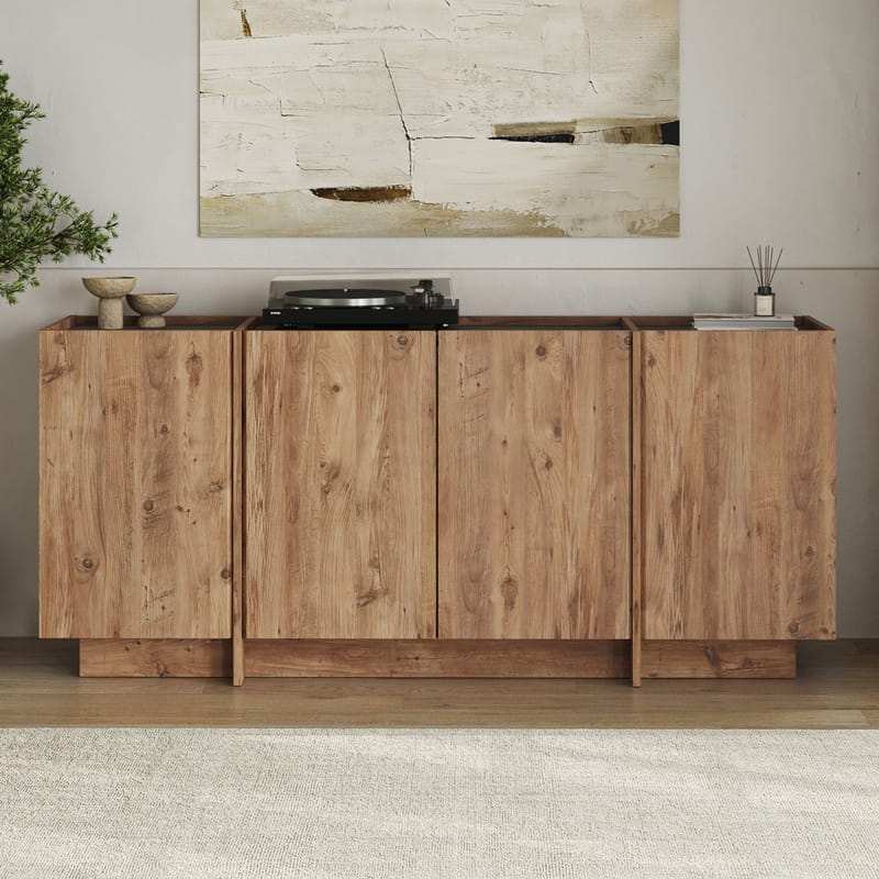 Sorlan Konsolbord 180 cm - Atlantic Pine, Antracit - Möbler - Vardagsrum - Soffbord & vardagsrumsbord - Avlastningsbord & konsolbord