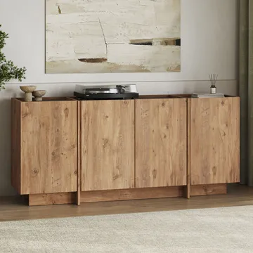 Sorlan Konsolbord 180 cm - Atlantic Pine, Antracit - Möbler - Vardagsrum - Soffbord & vardagsrumsbord - Avlastningsbord & konsolbord