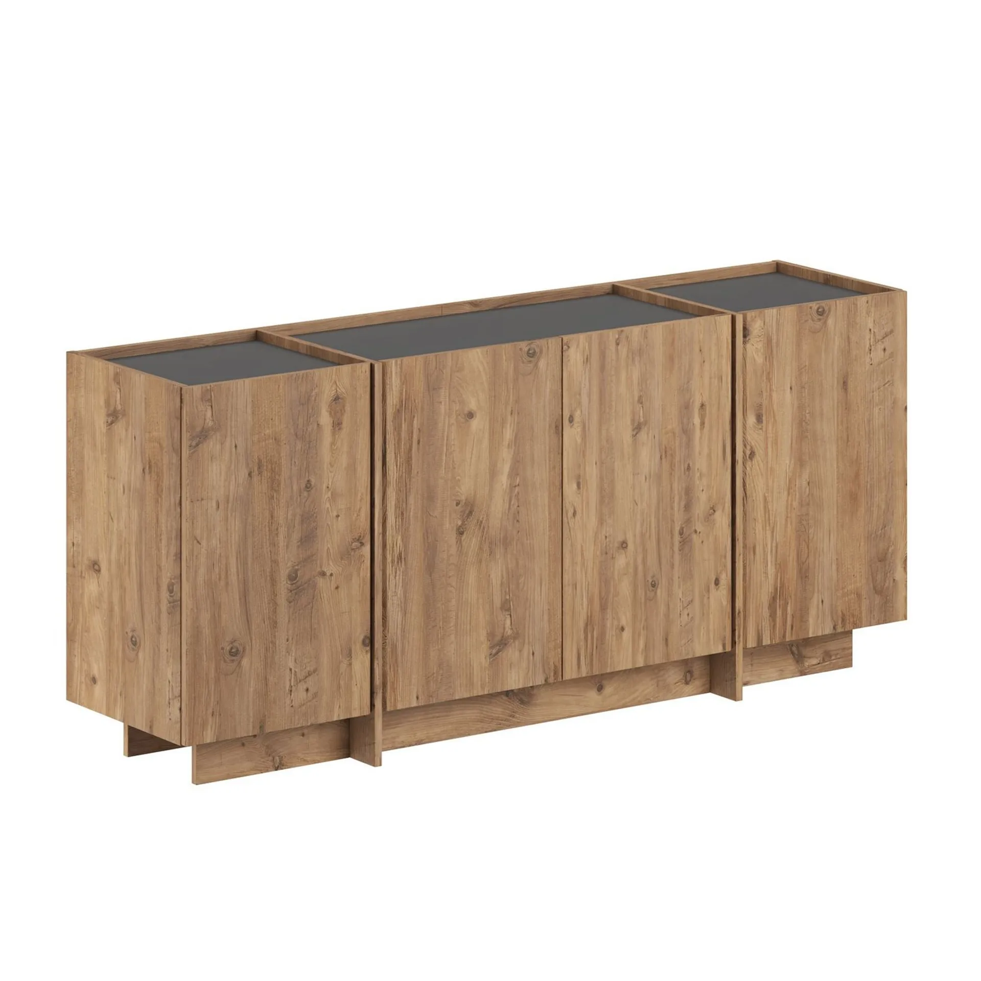 Sorlan Konsolbord 180 cm - Atlantic Pine, Antracit