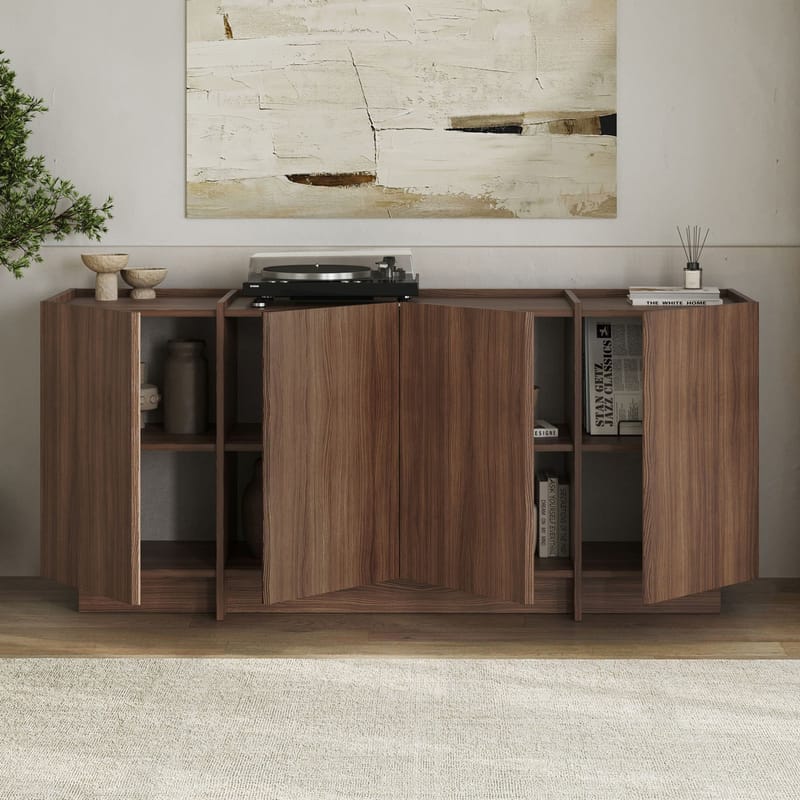 Sorlan Konsolbord 180 cm - Milano Walnut - Möbler - Vardagsrum - Soffbord & vardagsrumsbord - Avlastningsbord & konsolbord