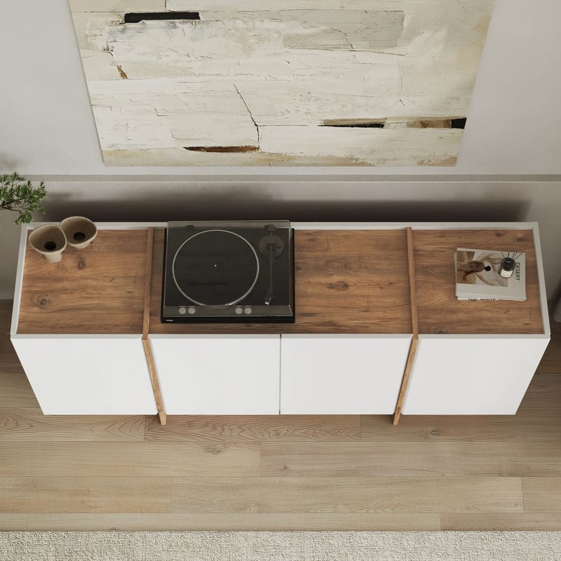 Sorlan Konsolbord 180 cm - Vit, Atlantic Pine - Möbler - Vardagsrum - Soffbord & vardagsrumsbord - Avlastningsbord & konsolbord