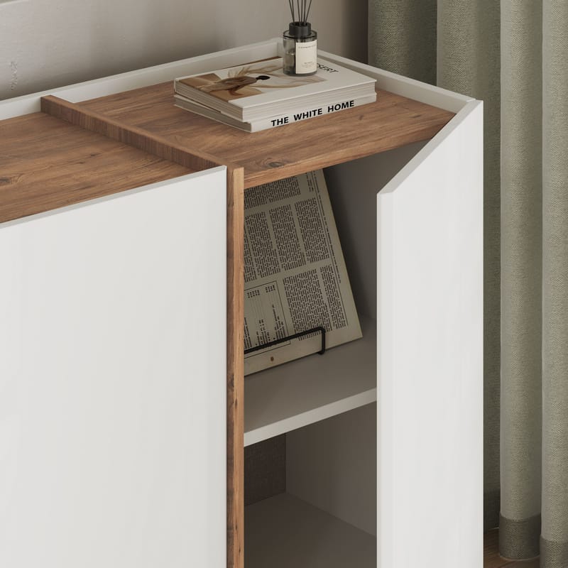 Sorlan Konsolbord 180 cm - Vit, Atlantic Pine - Möbler - Vardagsrum - Soffbord & vardagsrumsbord - Avlastningsbord & konsolbord