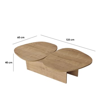 Sovranor Soffbord 125 cm - Safir Ek - Möbler - Vardagsrum - Soffbord & vardagsrumsbord - Soffbord