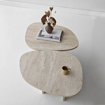 Sovranor Soffbord 125 cm - Travertin - Möbler - Vardagsrum - Soffbord & vardagsrumsbord - Soffbord