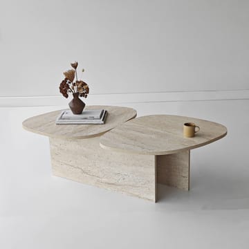 Sovranor Soffbord 125 cm - Travertin - Möbler - Vardagsrum - Soffbord & vardagsrumsbord - Soffbord