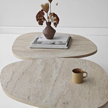 Sovranor Soffbord 125 cm - Travertin - Möbler - Vardagsrum - Soffbord & vardagsrumsbord - Soffbord
