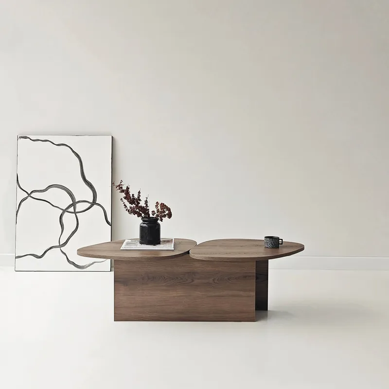 Sovranor Soffbord 125 cm - Valnöt - Möbler - Vardagsrum - Soffbord & vardagsrumsbord - Soffbord