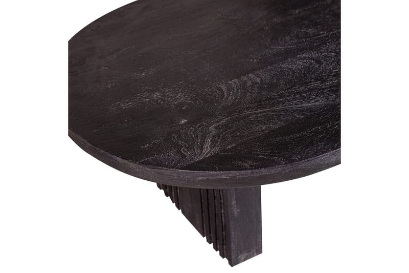 Steppe Skulptural Ovalt Soffbord i Trä med Kulben - Mörkbrun - Möbler - Vardagsrum - Soffbord & vardagsrumsbord - Soffbord