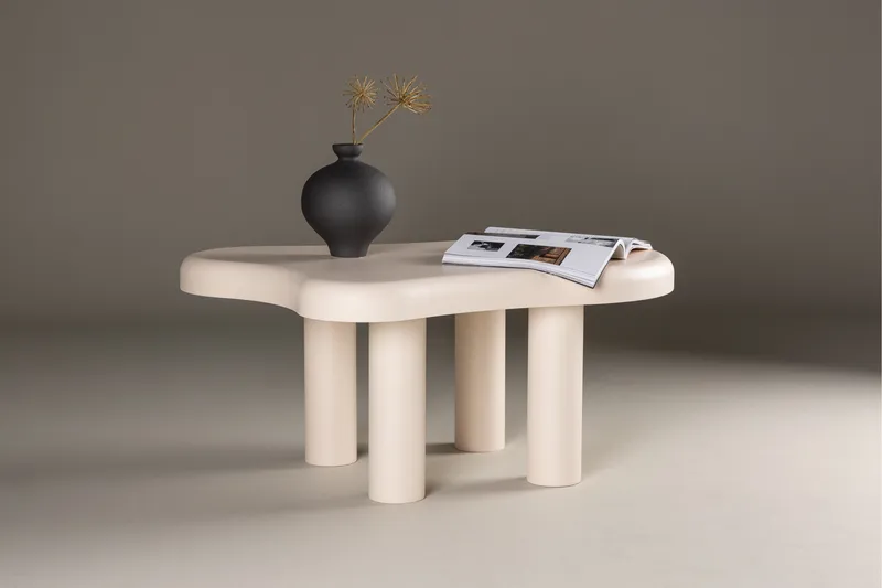 Strömstad Rektangulärt Soffbord 71 cm i Målat Trä - Vit - Möbler - Vardagsrum - Soffbord & vardagsrumsbord - Soffbord