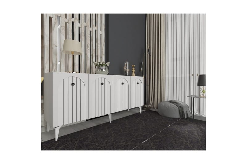 Sufiyan Konsollbord 150 cm - Vit - Möbler - Vardagsrum - Soffbord & vardagsrumsbord - Avlastningsbord & konsolbord
