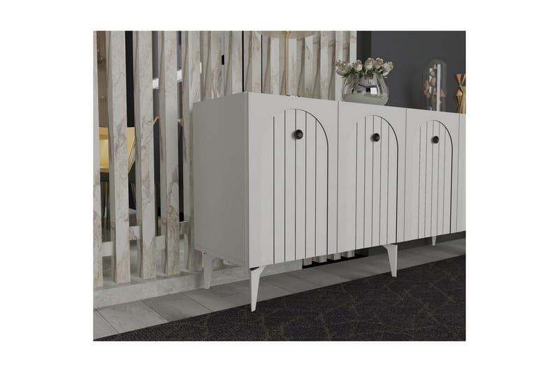 Sufiyan Konsollbord 150 cm - Vit - Möbler - Vardagsrum - Soffbord & vardagsrumsbord - Avlastningsbord & konsolbord