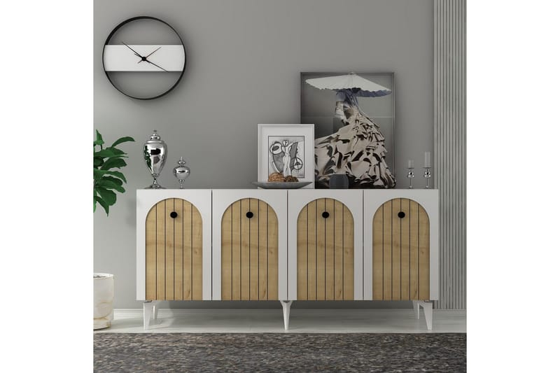 Sufiyan Konsollbord 150 cm - Vit - Möbler - Vardagsrum - Soffbord & vardagsrumsbord - Avlastningsbord & konsolbord