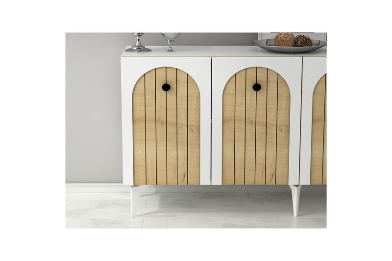 Sufiyan Konsollbord 150 cm - Vit - Möbler - Vardagsrum - Soffbord & vardagsrumsbord - Avlastningsbord & konsolbord