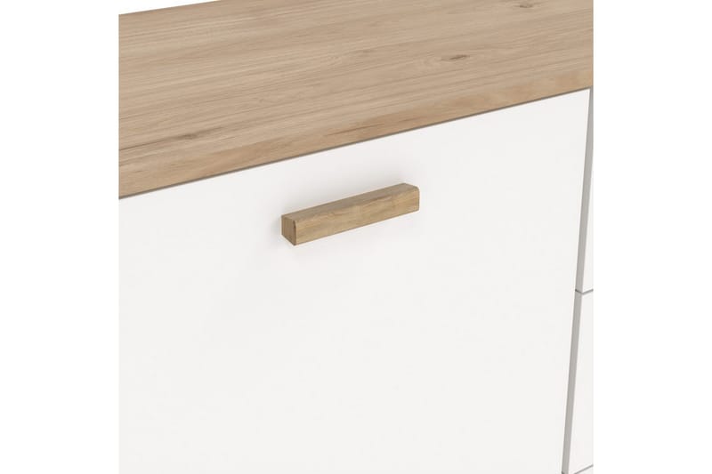 Sumita Konsollbord 147 cm - Vit/Natur - Möbler - Vardagsrum - Soffbord & vardagsrumsbord - Avlastningsbord & konsolbord