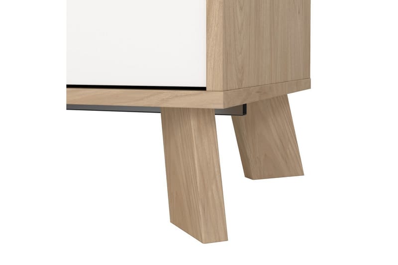 Sumita Konsollbord 147 cm - Vit/Natur - Möbler - Vardagsrum - Soffbord & vardagsrumsbord - Avlastningsbord & konsolbord