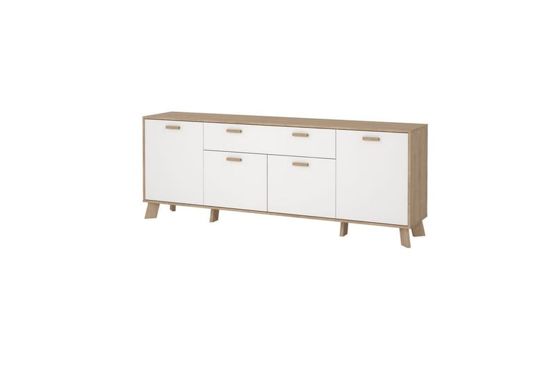 Sumita Konsollbord 196 cm - Natur/Vit - Möbler - Vardagsrum - Soffbord & vardagsrumsbord - Avlastningsbord & konsolbord
