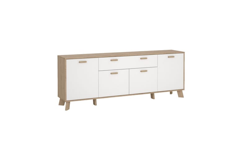Sumita Konsollbord 196 cm - Natur/Vit - Möbler - Vardagsrum - Soffbord & vardagsrumsbord - Avlastningsbord & konsolbord