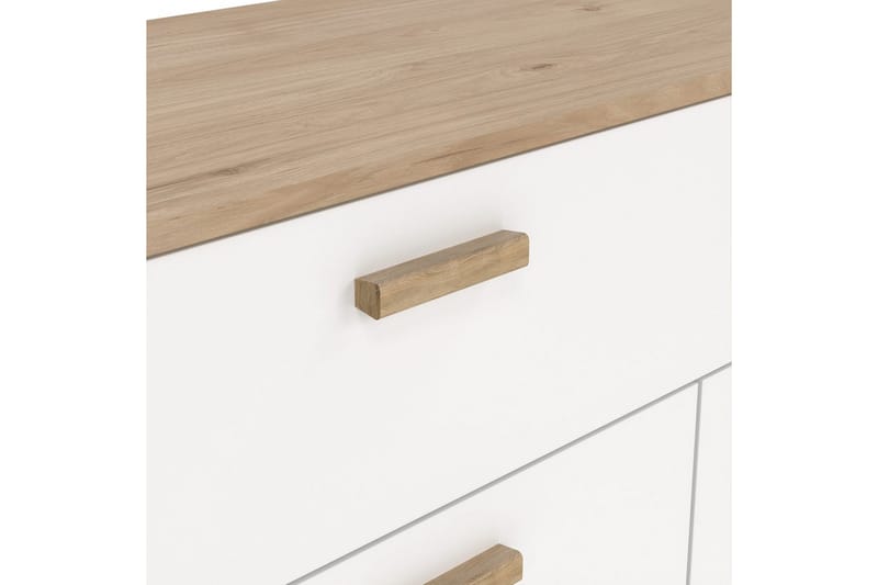 Sumita Konsollbord 196 cm - Natur/Vit - Möbler - Vardagsrum - Soffbord & vardagsrumsbord - Avlastningsbord & konsolbord