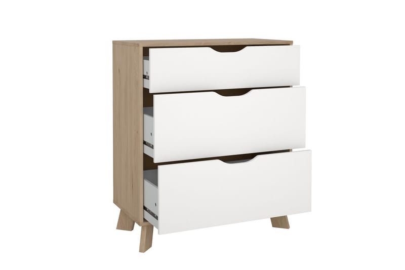 Sumita Konsollbord 79 cm - Natur/Vit - Möbler - Vardagsrum - Soffbord & vardagsrumsbord - Avlastningsbord & konsolbord