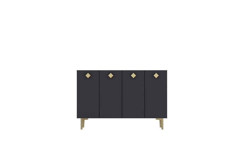 Sylas Konsollbord 120 cm - Antracit/Guld - Möbler - Vardagsrum - Soffbord & vardagsrumsbord - Avlastningsbord & konsolbord