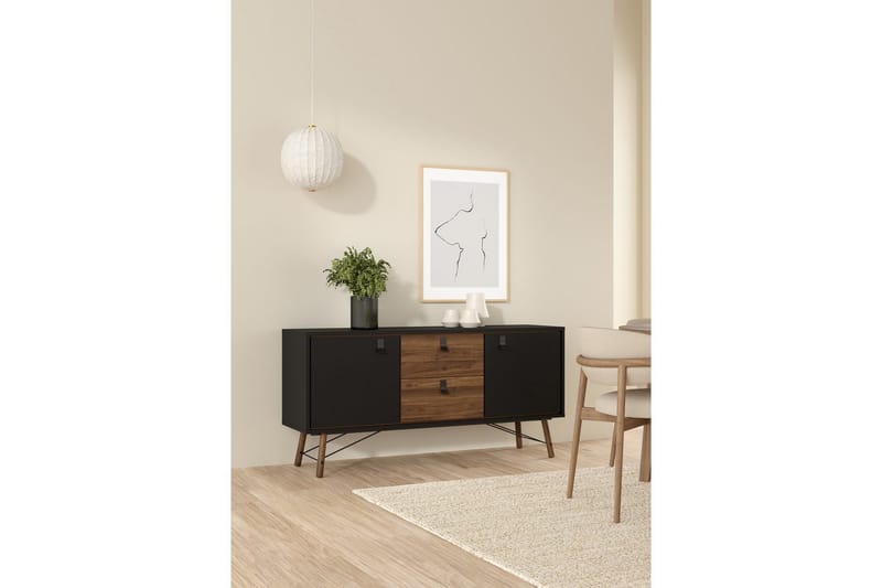 Tadami Konsollbord 150 cm - Svart/Natur - Möbler - Vardagsrum - Soffbord & vardagsrumsbord - Avlastningsbord & konsolbord