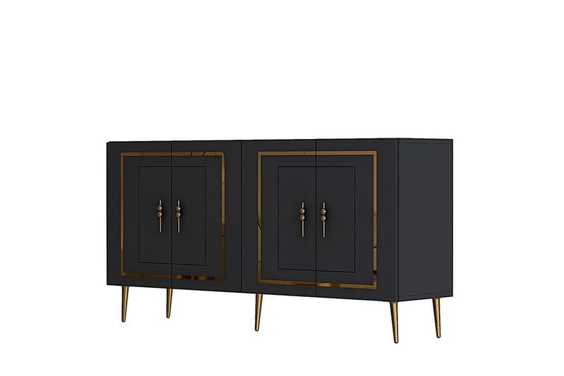 Talon Konsollbord 150 cm - Antracit/Guld - Möbler - Vardagsrum - Soffbord & vardagsrumsbord - Avlastningsbord & konsolbord