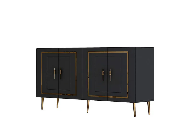 Talon Konsollbord 150 cm, Antracit/Guld