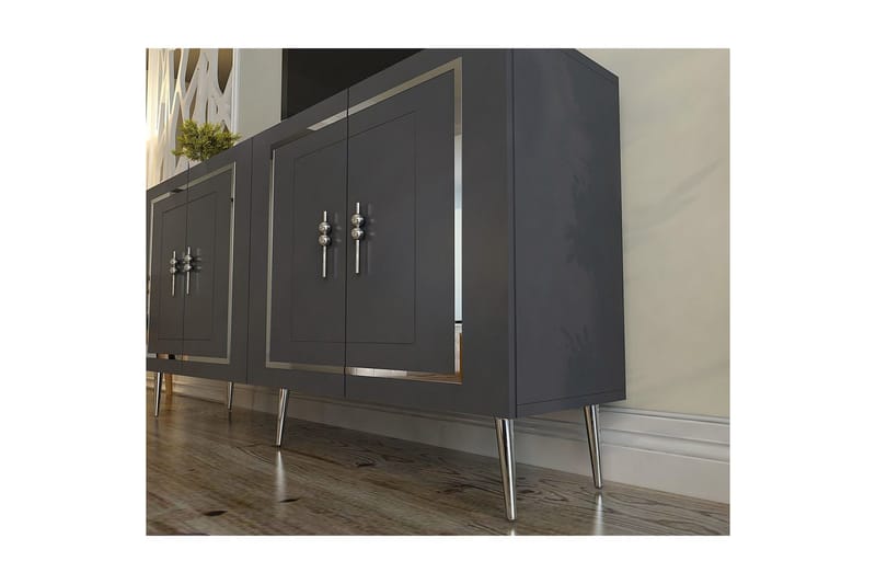 Talon Konsollbord 150 cm - Antracit/Silver - Möbler - Vardagsrum - Soffbord & vardagsrumsbord - Avlastningsbord & konsolbord