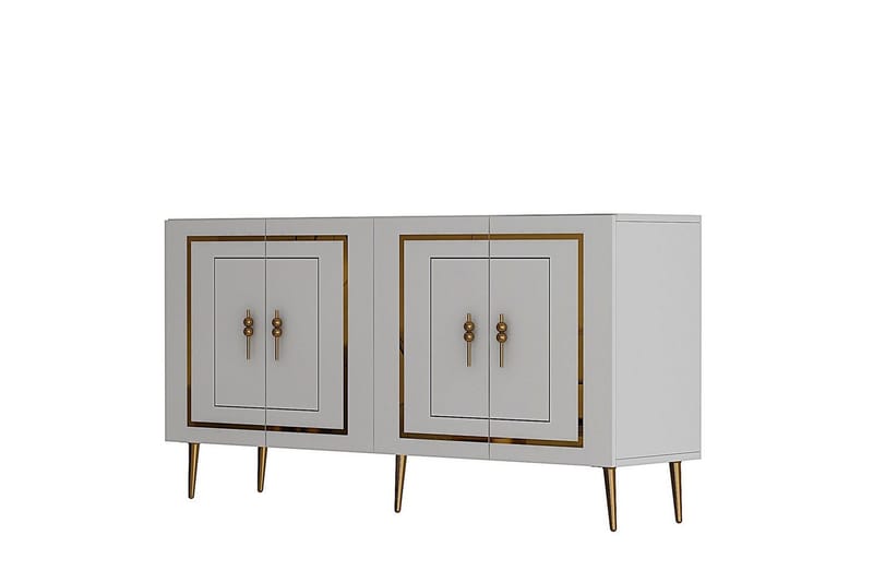 Talon Konsollbord 150 cm - Vit/Guld - Möbler - Vardagsrum - Soffbord & vardagsrumsbord - Avlastningsbord & konsolbord