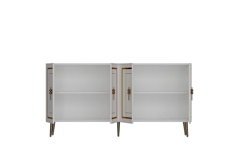 Talon Konsollbord 150 cm - Vit/Guld - Möbler - Vardagsrum - Soffbord & vardagsrumsbord - Avlastningsbord & konsolbord