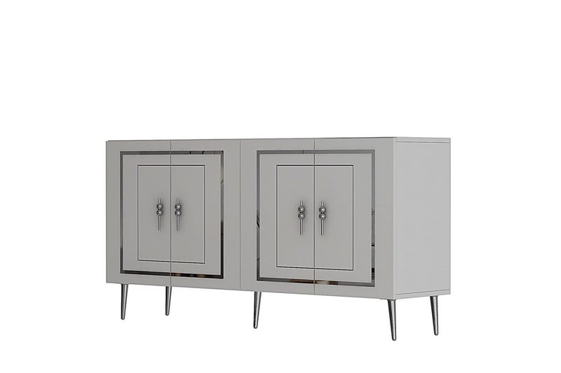 Talon Konsollbord 150 cm, Vit/Silver