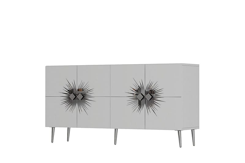 Tari Konsollbord 150 cm - Vit/Silver - Möbler - Vardagsrum - Soffbord & vardagsrumsbord - Avlastningsbord & konsolbord