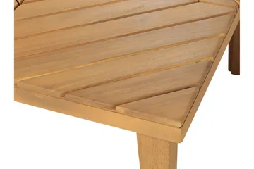 Taviano Soffbord 70x70 cm Kvadratisk - Ljusbrun - Utemöbler - Trädgårdsbord & Utebord - Soffbord utomhus & loungebord