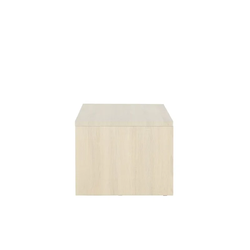Telemarket Rektangulärt Soffbord 110 cm med Hylla i Trä - Beige - Möbler - Vardagsrum - Soffbord & vardagsrumsbord - Soffbord