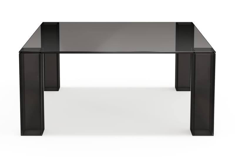 Tetsuya Kvadratiskt Soffbord 90x90x30 cm i Glas - Svart - Möbler - Vardagsrum - Soffbord & vardagsrumsbord - Soffbord
