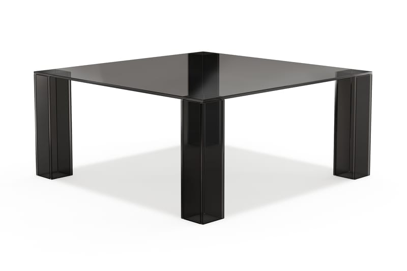 Tetsuya Kvadratiskt Soffbord 90x90x30 cm i Glas - Svart - Möbler - Vardagsrum - Soffbord & vardagsrumsbord - Soffbord